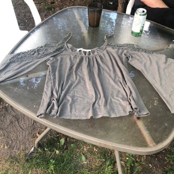 Anthropologie Vintage Havana boho cold shoulder ls S - Picture 2 of 2